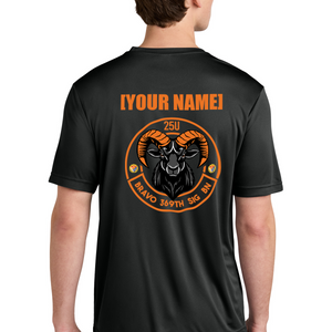 Custom Military PT Shirt w/Flag & Name