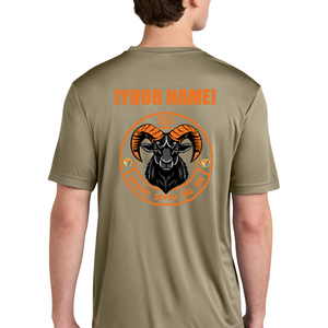 Custom Coyote Tan Shirt w/Flag & Name