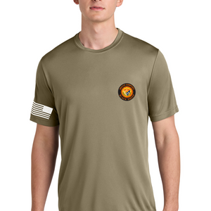 Custom Coyote Tan Shirt w/Flag & Name